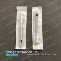 Covid Vaccine Injection Syringe 1ML